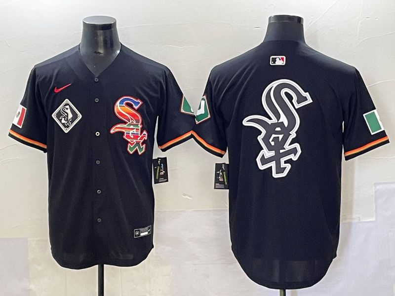 Men 2025 Chicago White Sox Blank Black Game Nike MLB Jersey style 39